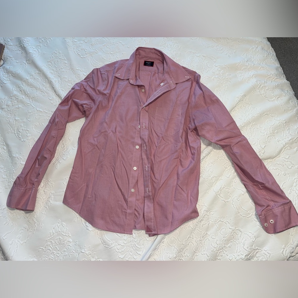UNTUCKit Men's Button-Down Shirt in Rose